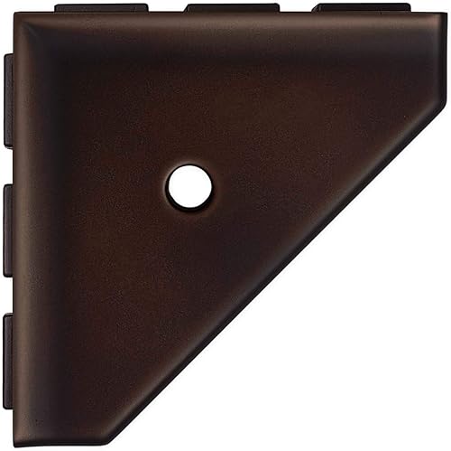 Questech Decor - Estante de ducha esquinero de 8 pulgadas, con tapa para una nueva construcción, estante de ducha esquinero para paredes de ducha