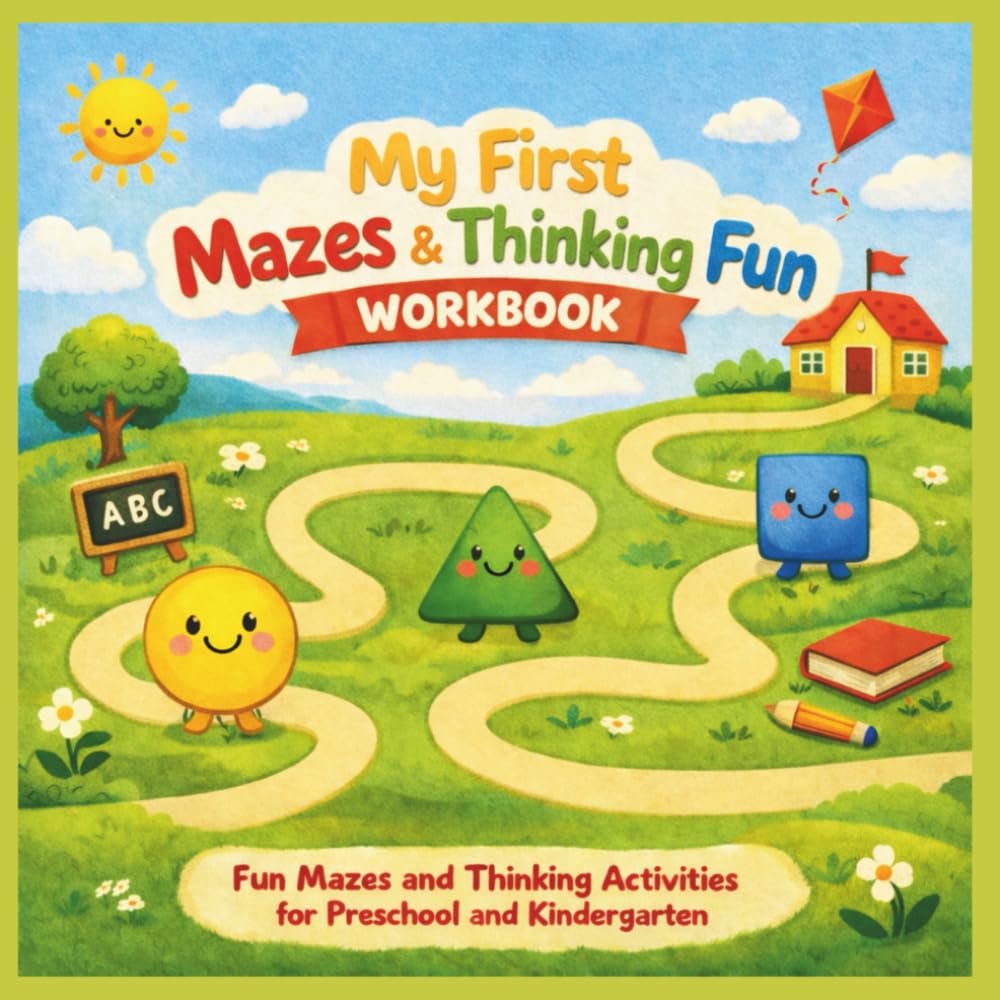 My First Mazes & Thinking Fun Workbook: Fun Mazes and Thinking Activities for Preschool and Kindergarten (My First Learning Workbook Series)