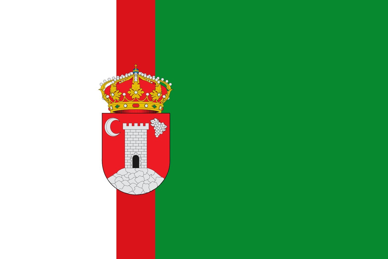 Drapeau Huércal de Almería grand modèle anti-déchirure et anti-UV