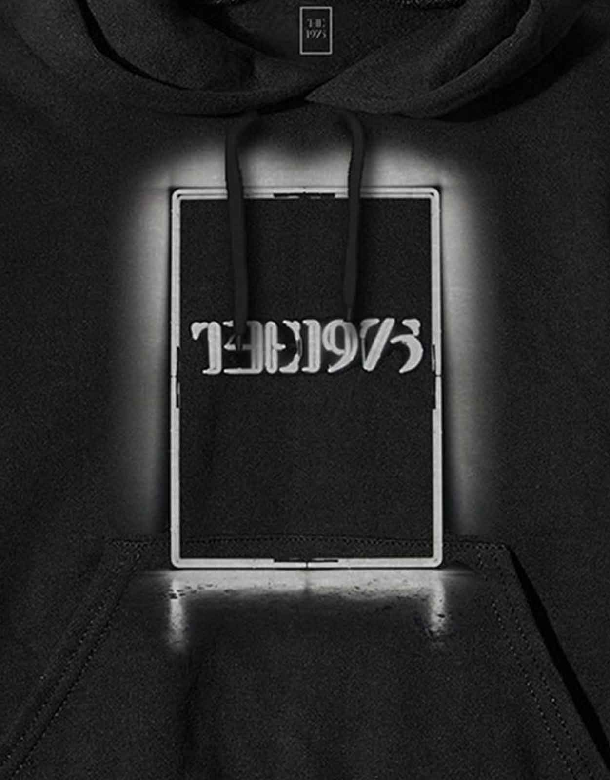 The 1975 bluza z kapturem czarna Tour Band Logo Nue oficjalna męska czarna, czarny, XL