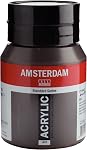 Tarens T1772-735-2 Peinture acrylique, Amsterdam Couleur acrylique, noir à l'oxyde, 16.9 ( ' )500 (en ml)