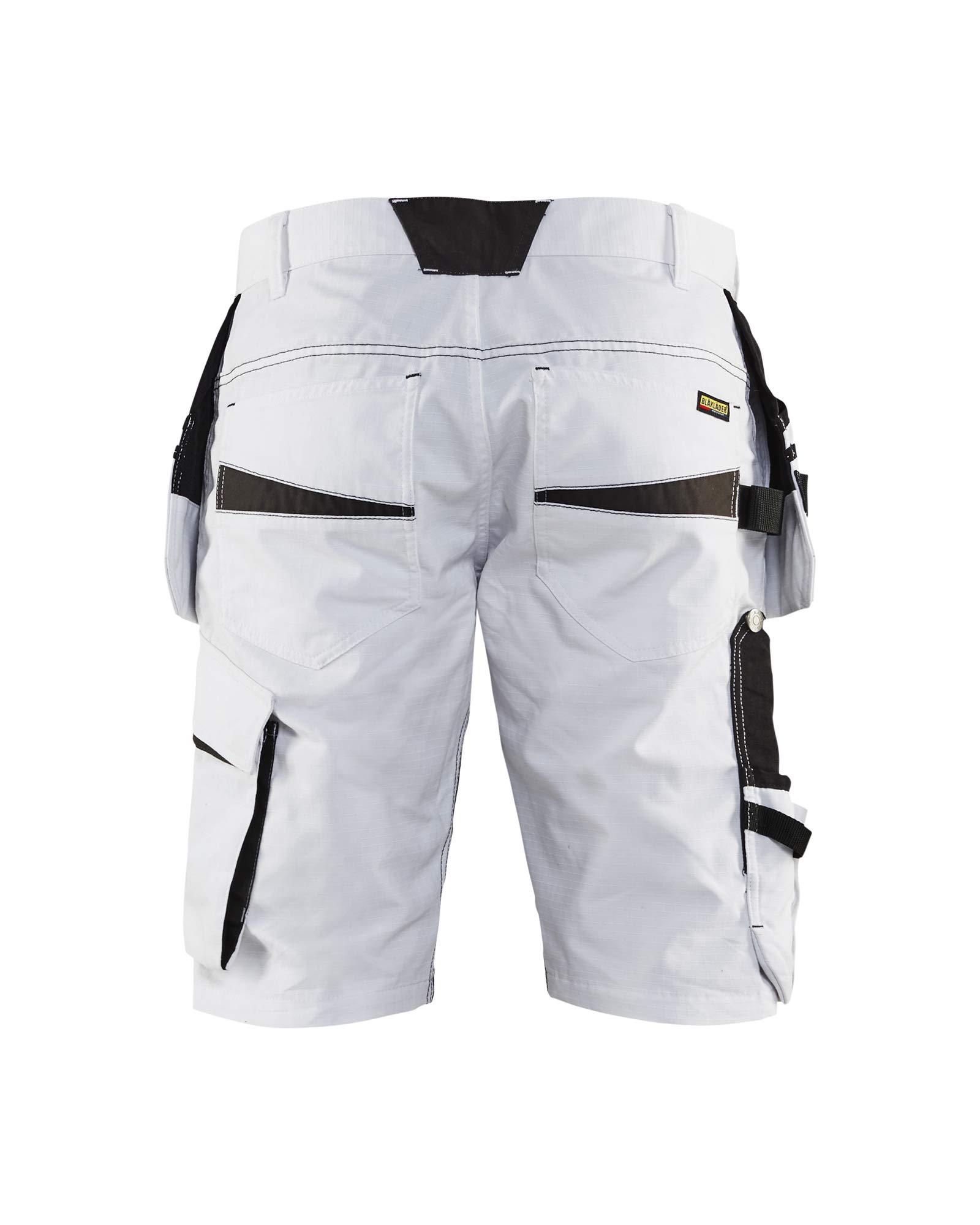 Blaklader 109913301098 Maler Shorts mit Stretch, Weiß/Dunkelgrau