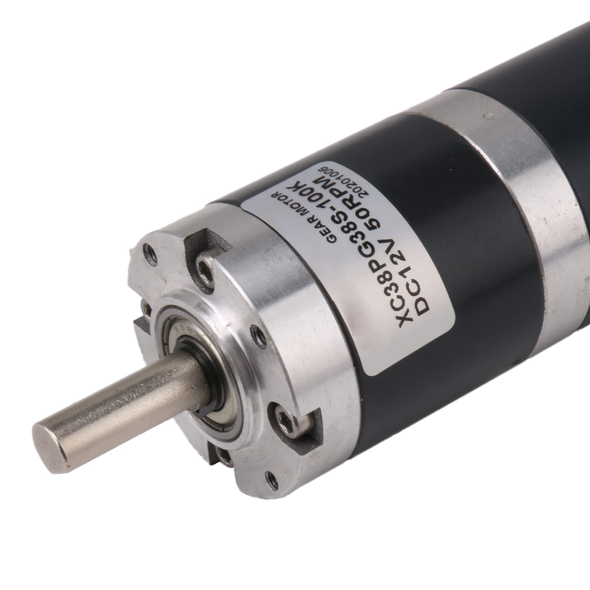 Yibuy 12 V DC Elektrischer Planetengetriebemotor, Reduzierung XC38PG38S, 50 U/min
