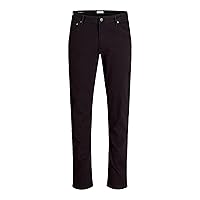 JACK & JONES Jeans da Uomo, Denim Nero