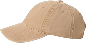 Baseball Cap 100% Cotton Plain Vintage - New Season – Latest Trend -Beige