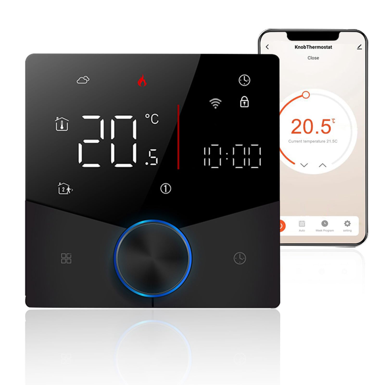 Thermostat WiFi Walmeck : pilotez la température de votre maison connectée au chaud cet hiver