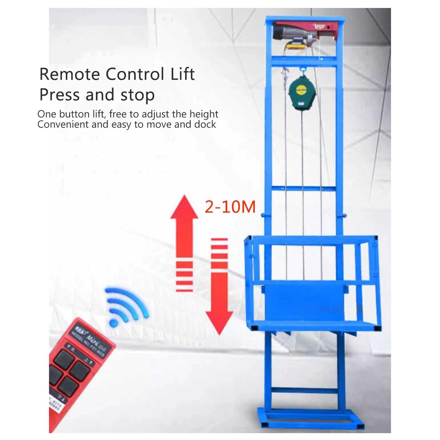 Zhaoj24-05 Elektrische Hebebühne - 200kg Tragkraft Für Haus & Industrie