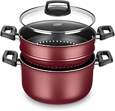 Cozivapor Panela de Cozimento A Vapor Antiaderente Cereja, MTA