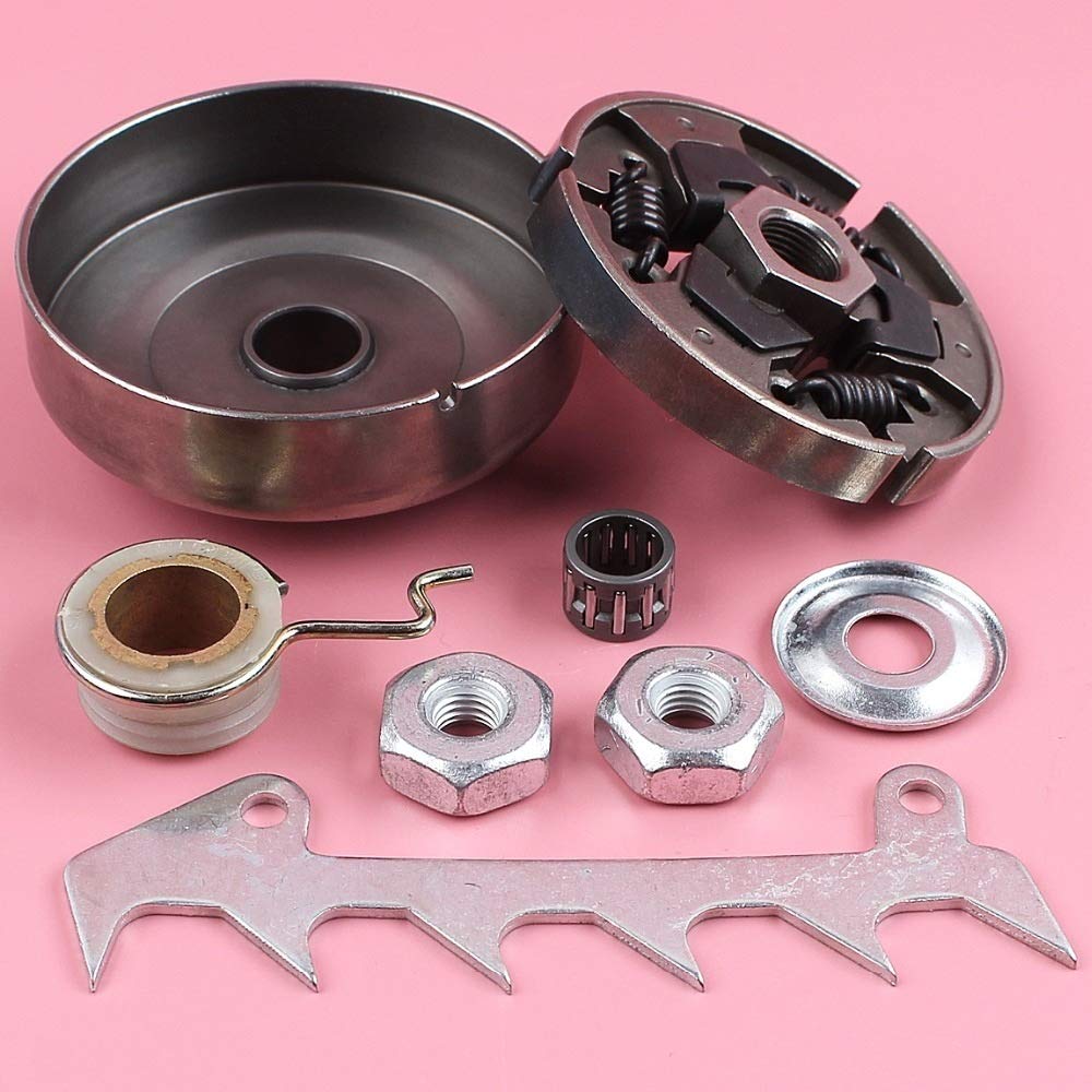 HAOHAO El Conjunto de Embrague del Embrague del Tambor .325-7T Púa de Tope Bar nueces Engranaje de Gusano Kit for Stihl MS250 MS230 MS210 025 023 021 Piezas de la Motosierra