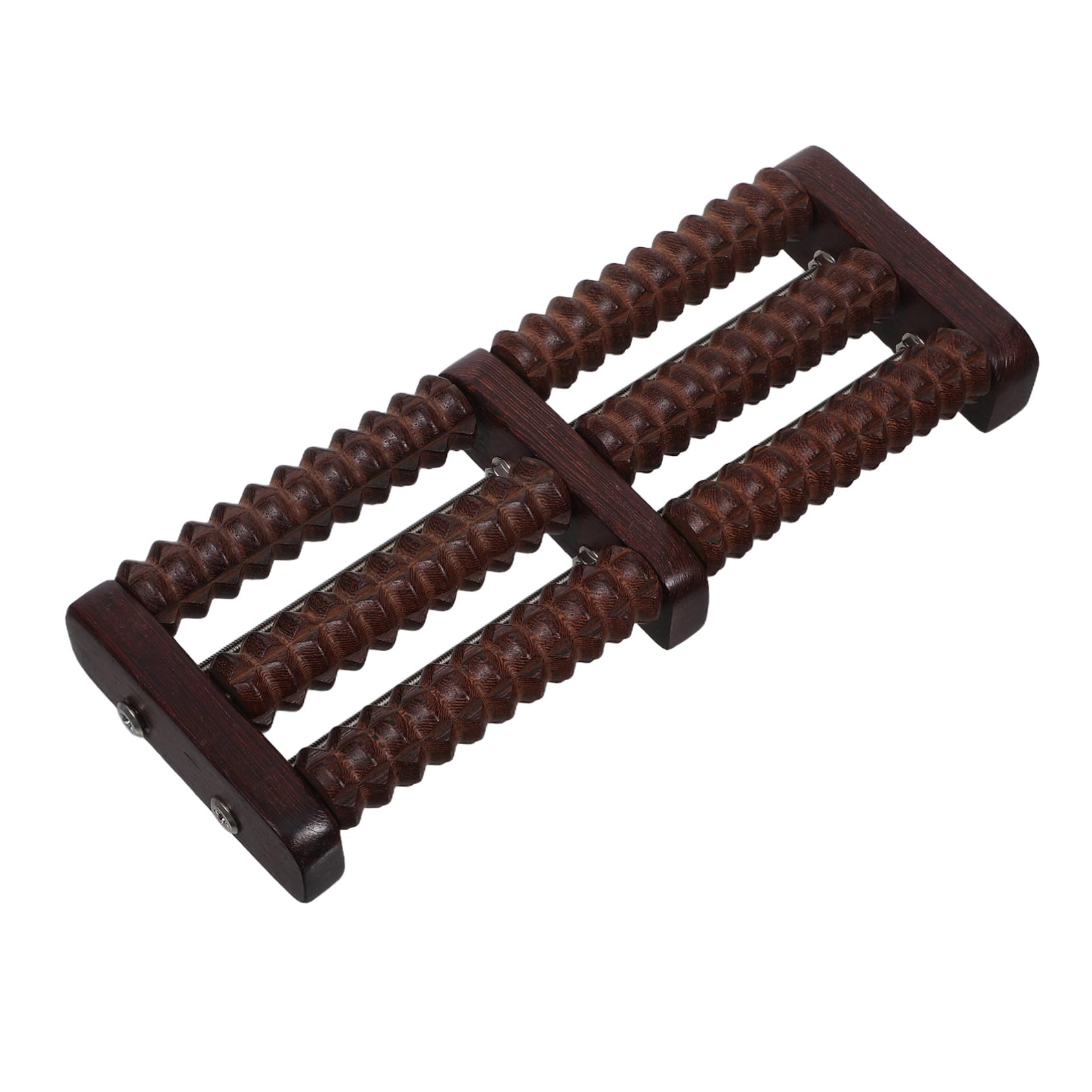 masajeador de pies rodillo de masaje muscular herramienta de masaje de pies rodillo muscular de tejido profundo Light Brown