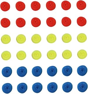 Plastic Dish Scrubbers Non Scratch Round Scouring Pads Kitchen Pot Scrubbing Sponges,Plastic Sponges for Scrubbing,Mesh Scrubber for Dishes 6g 36pcs