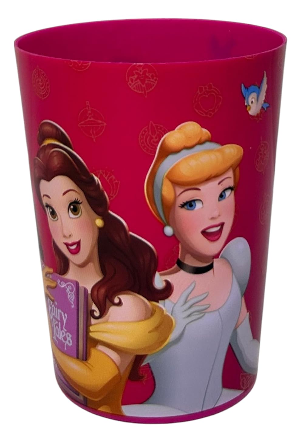 Set accessori per la cura dell'igiene orale per bambini Principesse Disney 4 pezzi spazzolino manuale dentifricio bicchiere pochette