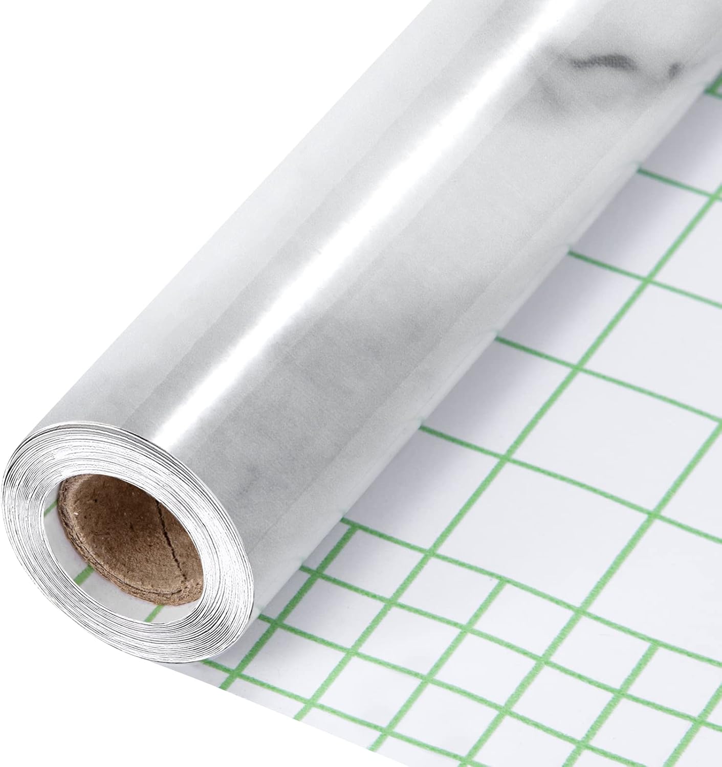 Adhesive Paper for Furniture Marble White Grey Waterproof PVC Vinyl