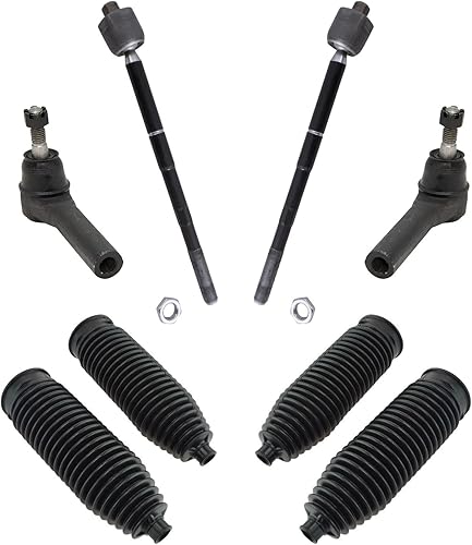 Miniatura 17 de TRQ Kit de Dirección Delantera Cremallera de Dirección y Fuelle de Piñón y Barra de Acoplamiento Compatible con Chevrolet Aveo 2004-2011 Aveo5