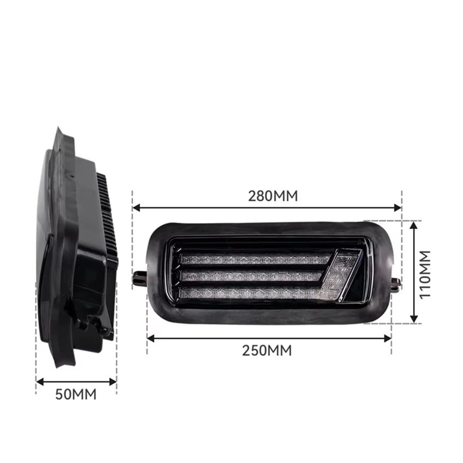 Indicador Espejo Retrovisor Para Lada Para Niva 4X4 1995 1996-2015 2 Uds Piezas Faros Delanteros Coche Led Conducción Diurna Luces Señal Giro