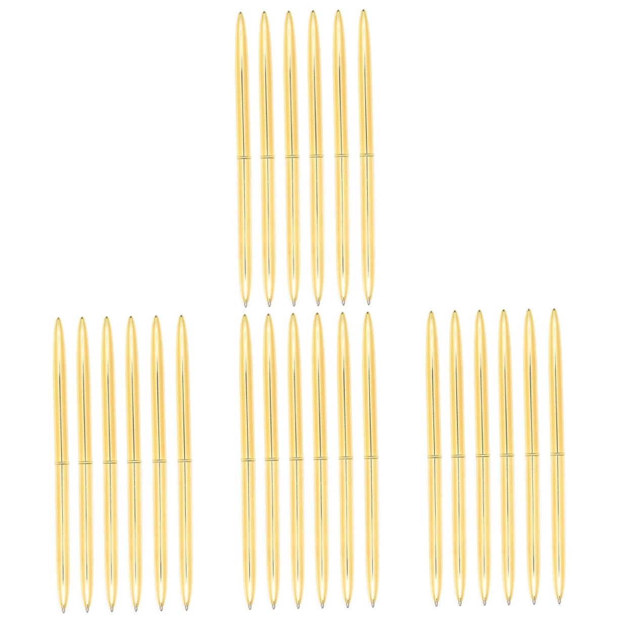 SHINEOFI Set Di 4 Penne A Sfera Con Stilo Penne in Metallo Forniture Scolastiche Ufficio Famiglia Penna A Inchiostro 6 Pezzi*4