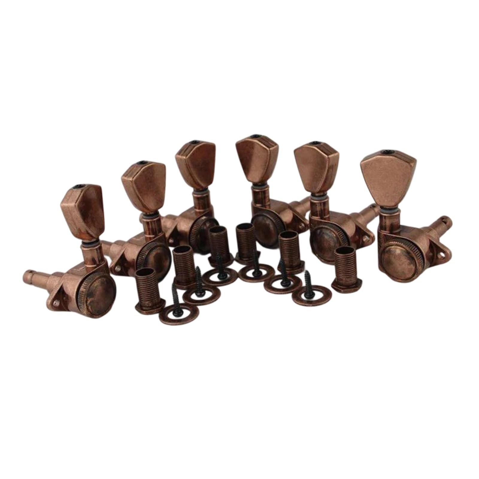 Locking Guitar Tuning Pegs Gitarren-Locking-Mechaniken (hinten Montiert) 1:21 Übersetzungsverhältnis Trapezknöpfe