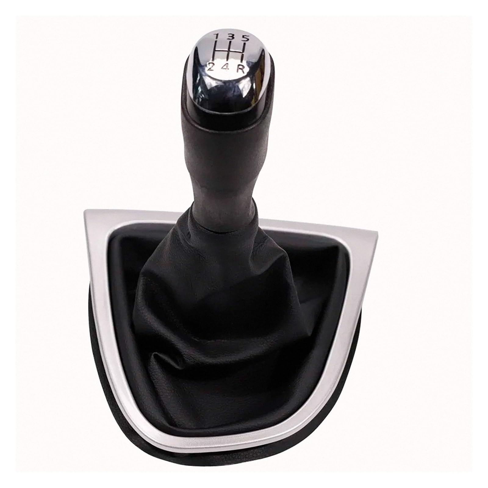 LVGVZTTGKM Knob with Boot Shift Lever Knob Manual 5-Speed / 6-Speed for Clio 4 IV MK4 2012-2019 Stylish Shift OE 328654134R 328651259R 328657531R 1Pc with Boot