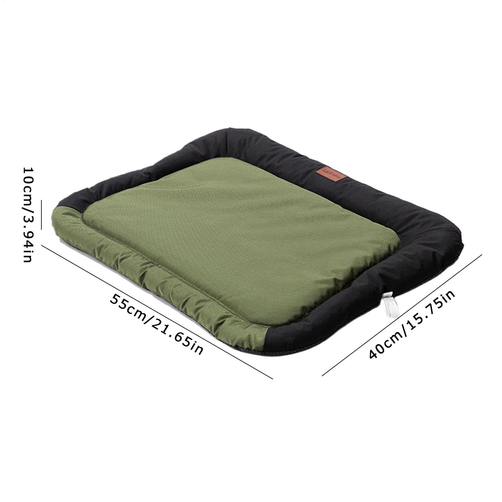 Générique Matte Dog Kennel, Oxford Dog Cushion, antypoślizgowe maty dla kotów, 21,65 x 15,75 x 3,94 cala, akcesoria dla psów dla małych psów, średnie, duże psy, wygodna podkładka Kennel