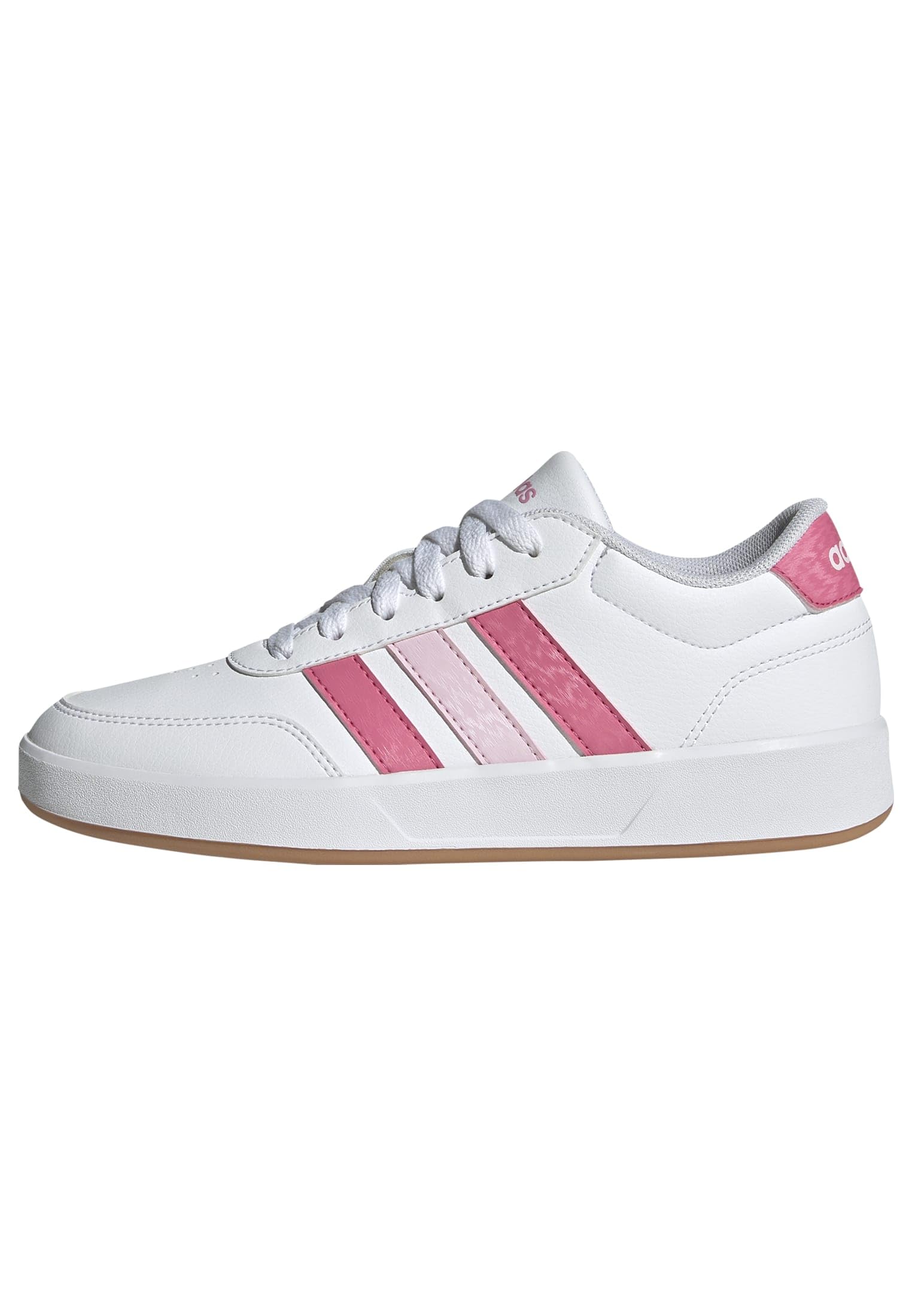 adidas Unisex Kids Breaknet 3.0 Junior Shoes, FTWR White/Pink Fusion/Clear Pink, 6.5 UK