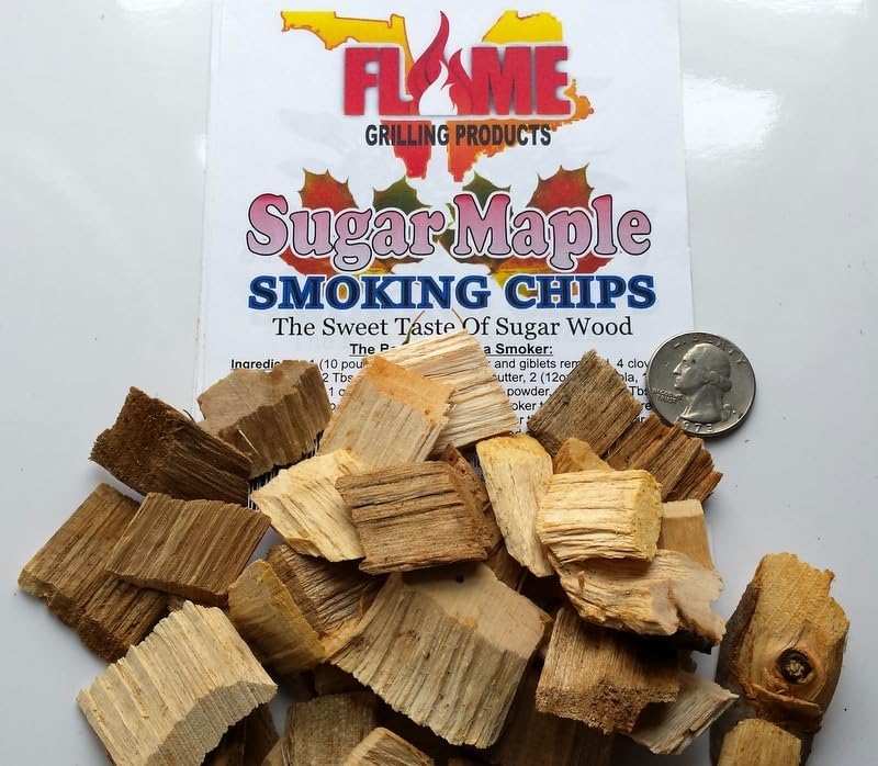 Bulk Maine Sugar Maple Smoking Chips - 14x14x14 Box, Approx 33lbs
