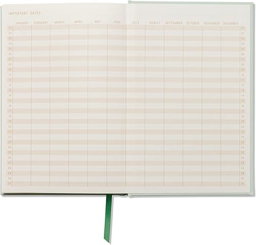 Miniatura 3 de DesignWorks Ink Cuaderno divertido de tapa dura suave al tacto con páginas rayadas, diario vintage de plantas de cactus verdes, abrazos, menta, 5.75