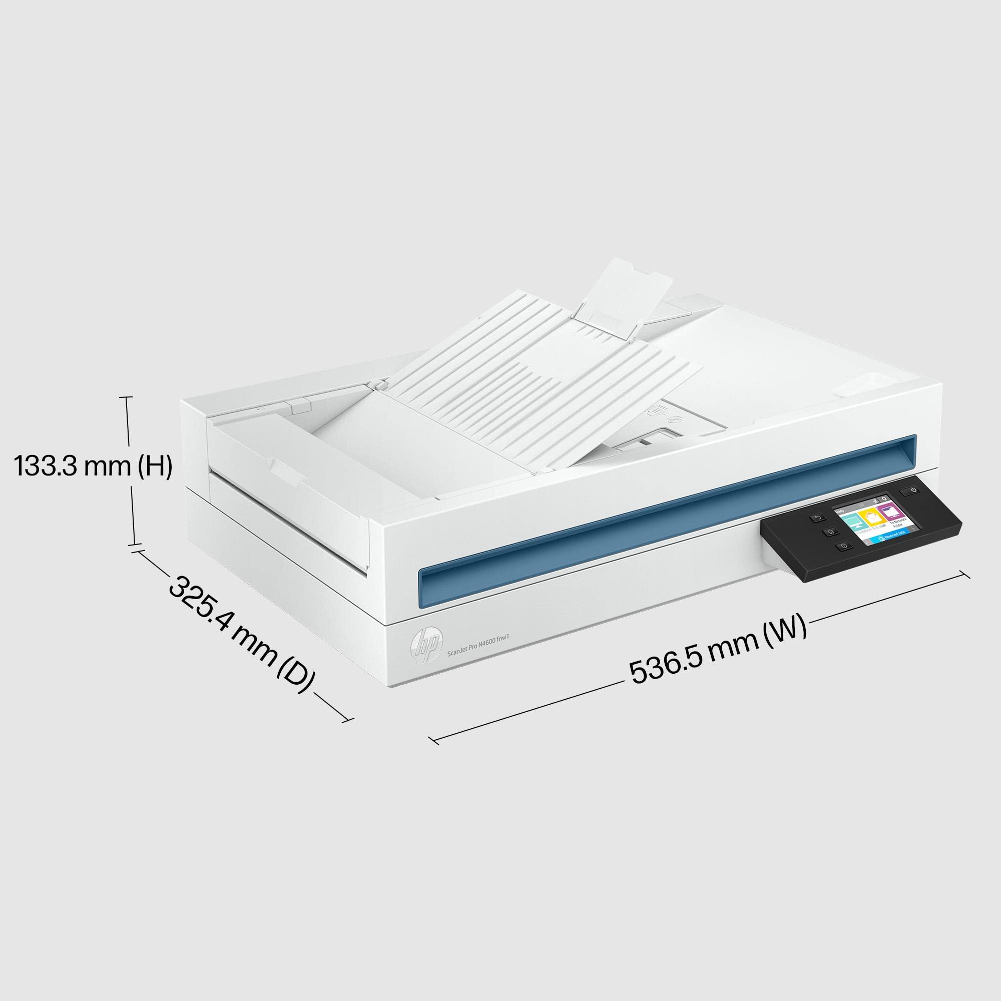 HP Scanjet Pro N4600 fnw1 20G07A Scanner a Superficie Piana ADF Fronte/Retro 6000 Pagine al Giorno 1200 dpi USB Bianco