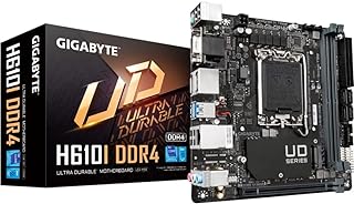 Gigabyte H610I DDR4 (H610/ Intel LGA 1700/ Mini-ITX/ DDR4/ Single M.2/ PCIe 4.0/ USB 3.2 Gen1/ Intel GbE LAN Chip/Motherboard)