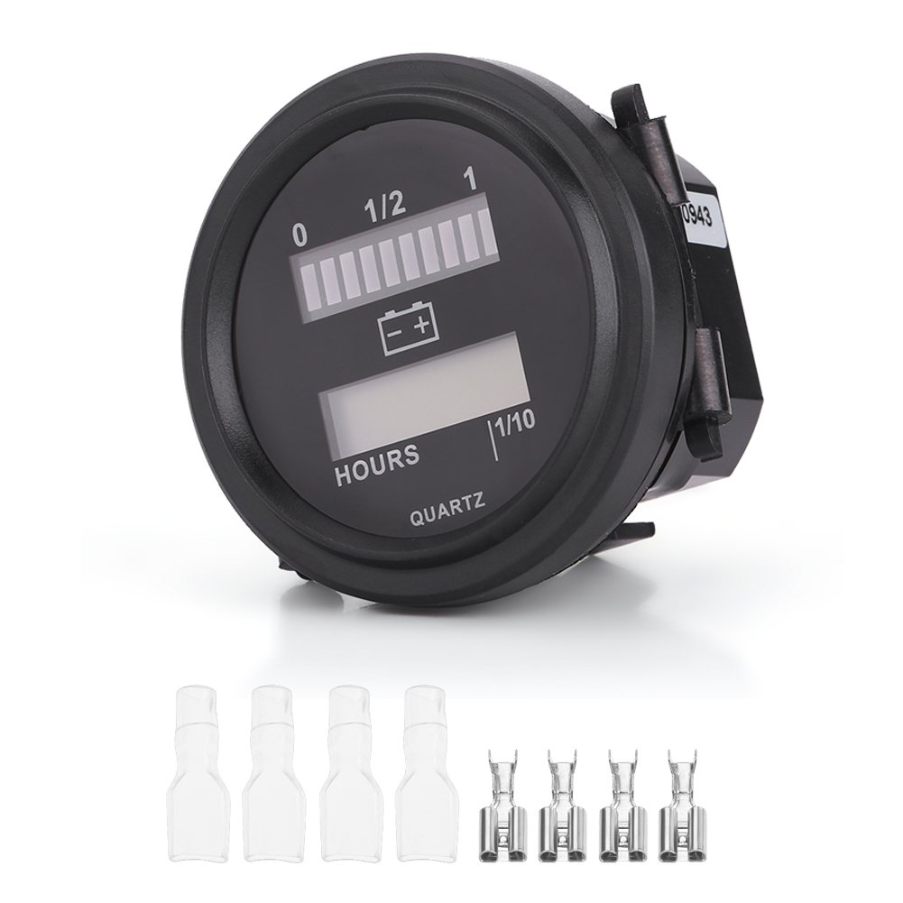Indicatore digitale della batteria a LED 12V/24V/36V/48V/72V con contaore per carrello da