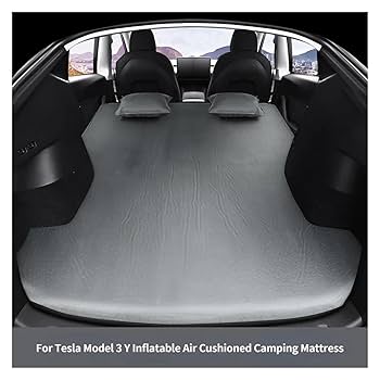 テスラ　モデルY専用　インフレータブルマット グレー　未使用 Amazon.co.jp: 車中泊マット に適用テスラモデルY 多機能エアー