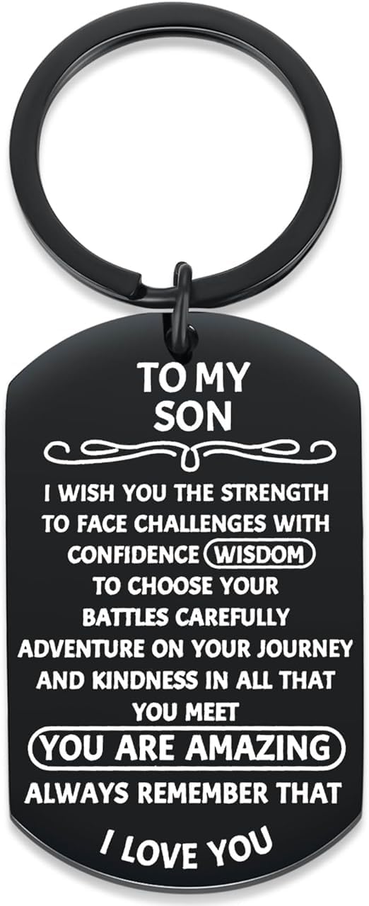 Inspirational To My Grandson Son Gifts, Stocking Stuffers Gifts for Teen Boys, Newborn Boy Gifts, First Birthday Baptism Gift-image-8