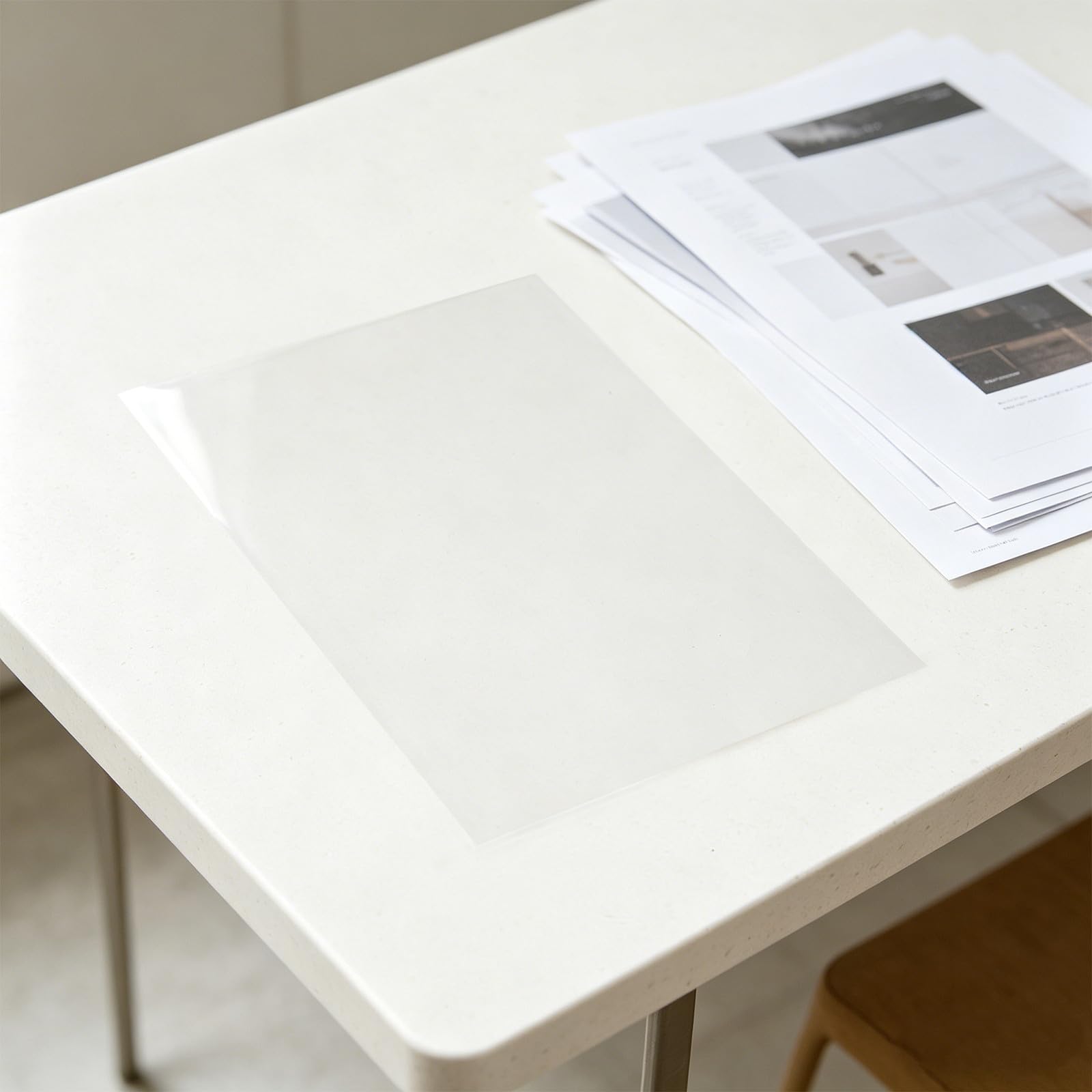 100 Pezzi Copertine per Rilegatura Trasparenti Pet A4