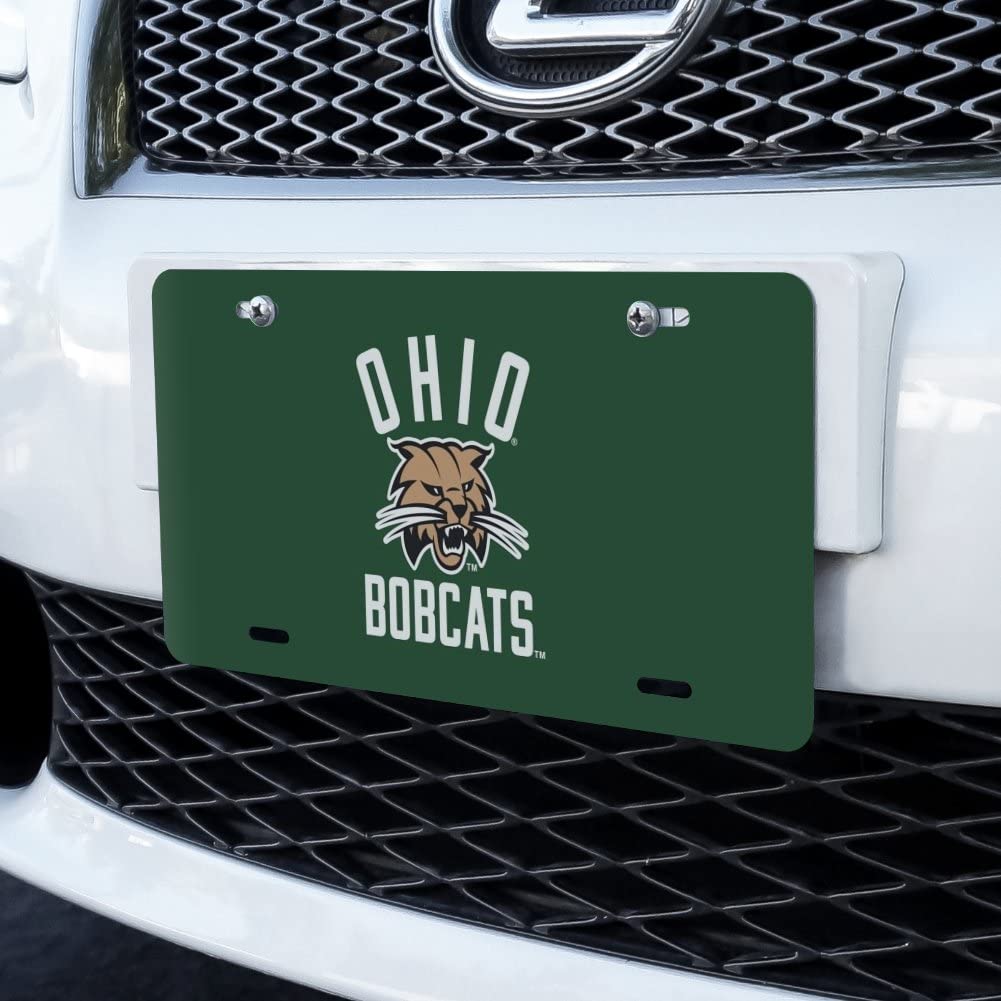 GRAPHICS & MORE Ohio University Bobcats Logo Novelty Metal Vanity Tag License Plate