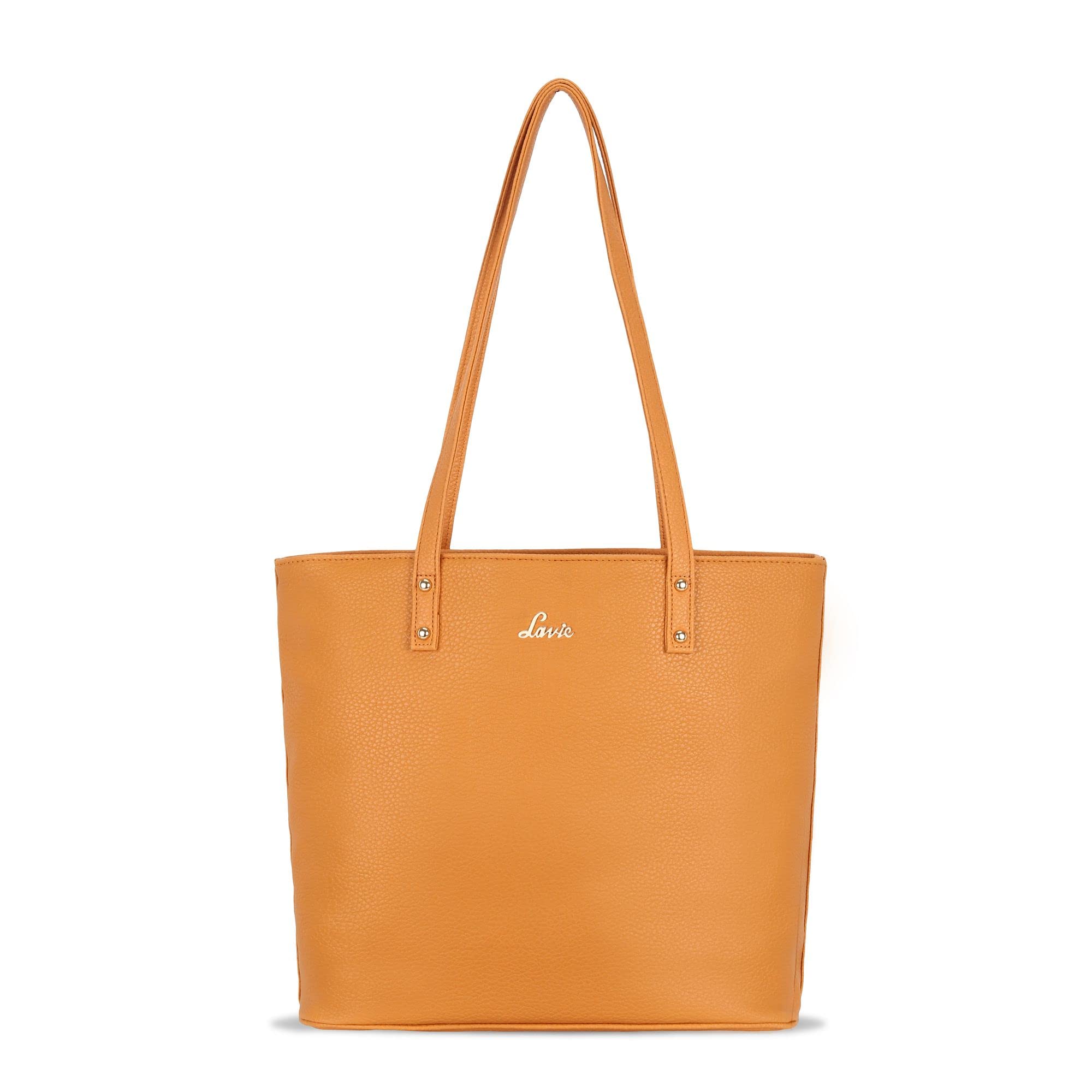 lavie Pavo Women's Tote Bag (Brown, Ocher)-picture-21