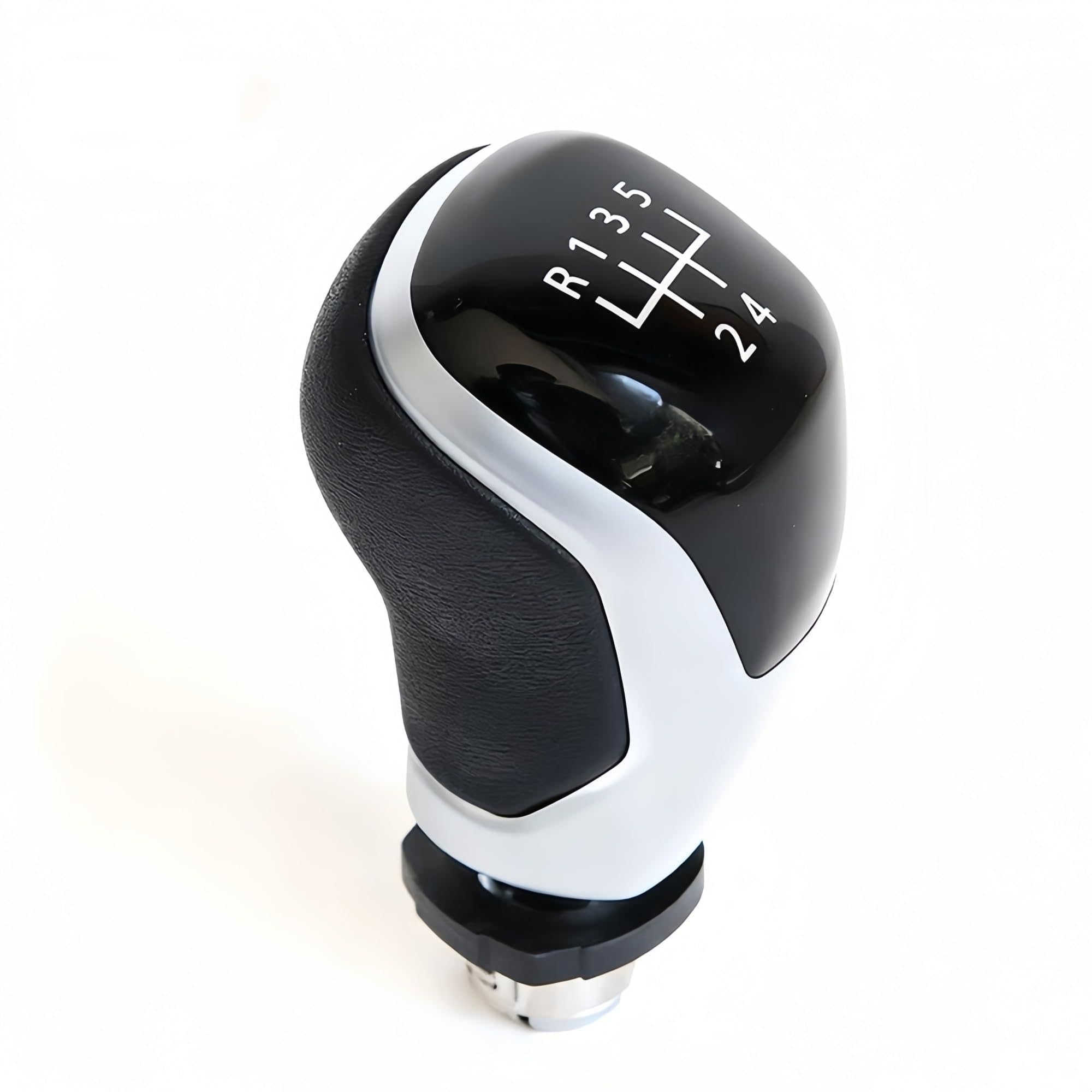 Grozzy Universal Shifter Handle for A4 B6 B7 B8 A6 A3 12mm 5 6 for Speed Car Shift Gear Knob Lever(Black 6)