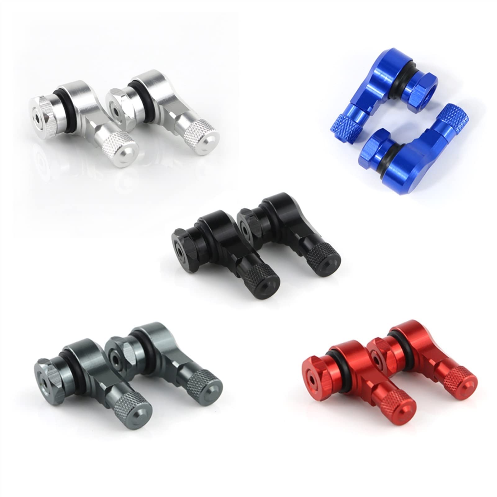 Accessoires Tiges De Valve De Pneu Tubeless De Roue De Commande Numérique Par Ordinateur De Moto 11.3mm 90 Degrés Pour B&M&W R1150RT (Color : Le noir)