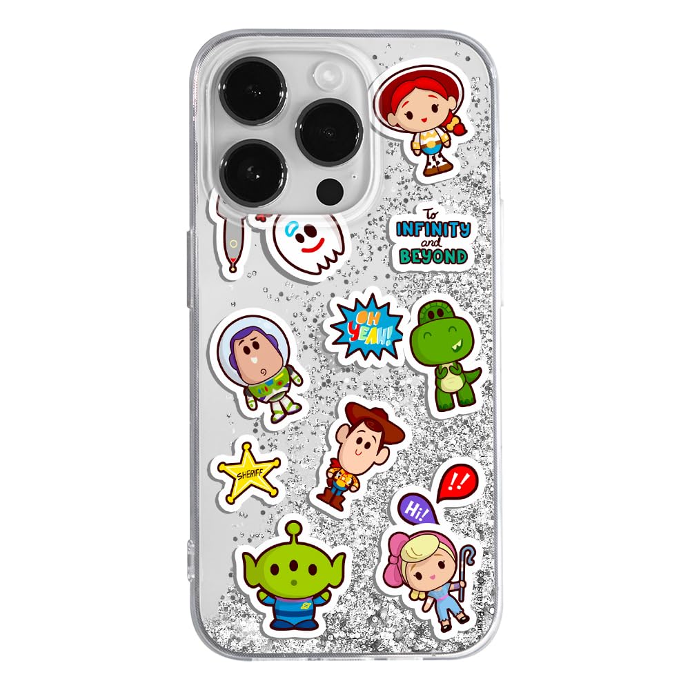 ERT GROUP Funda para teléfono móvil Apple iPhone 14 Pro Original y con Licencia Oficial de Disney con diseño Toy Story 015, con Efecto desbordante de Purpurina