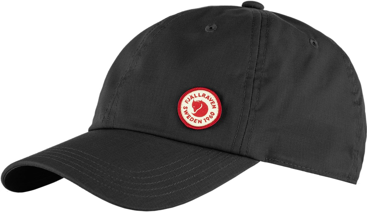 Fjällräven Logo Cap - Durable Cotton Fabric, Adjustable Fit, Classic Style - Hiking, Travel