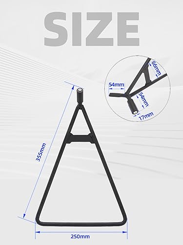 Miniatura 3 de JFG Racing Soporte triangular universal para motocross, soporte universal para rueda lateral trasera para Dirt Pit Bike Supermoto Motocross Enduro,