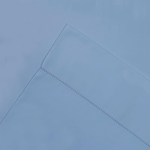 Miniatura 3 de Celeste Home Juego de sábanas de algodón Pima de 610 hilos, tamaño Queen, color azul spa