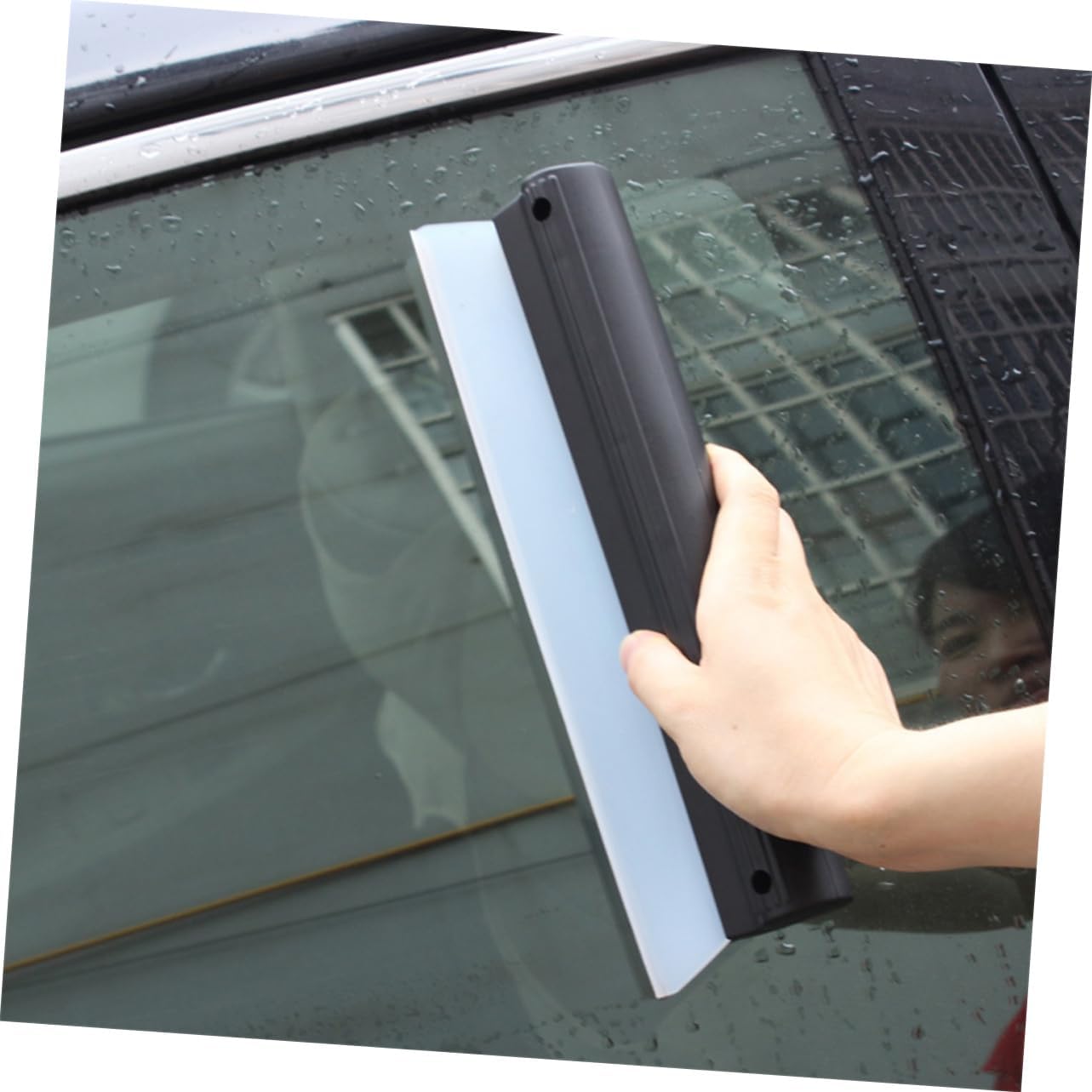 Car Window Squeegee Silicone Wiper for Car Body Washing Window Cleaning Squeegee Black Bathroom Accessories