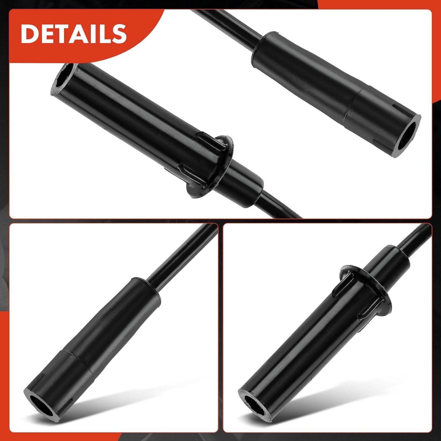 A-Premium Ignition Spark Plug Wires Set of 6 Compatible with Dodge Grand Caravan Chrysler Town & Country 2001-2010 Grand Voyager Pacifica Volkswagen Routan