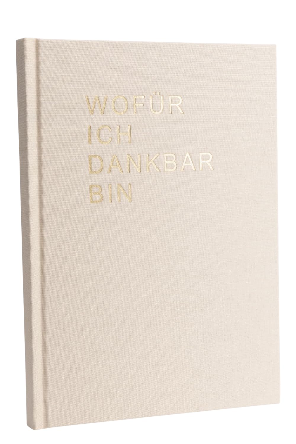 Wofür Ich Dankbar Bin carnet de gratitude guidé couverture rigide A5 pour introspection