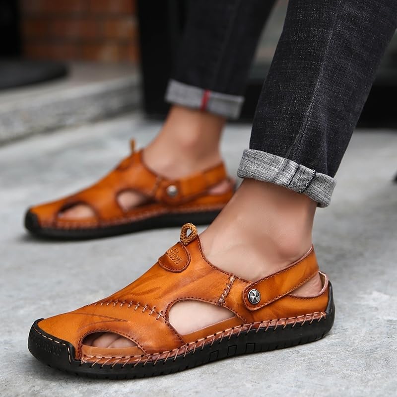 Comfy Wear-resistant Non-Slip Sandals - Men's Beach Shoes for Summer3