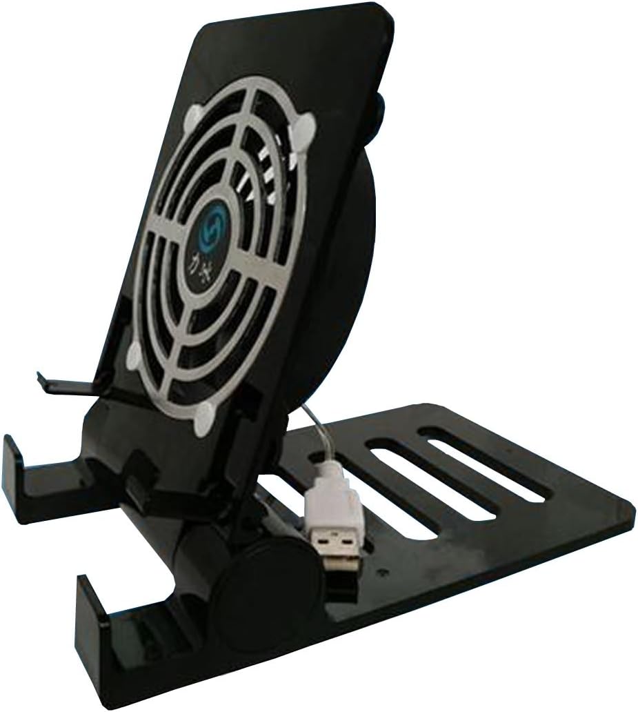 Amazon Co Jp Zoooom 冷却 タブレット スマホ スタンド ファン 搭載 ゲーム 熱気 排出 ガジェット 熱 暴走 対策 Usb 給電 スマートフォン ブラック Zm Reisuta Bk パソコン 周辺機器