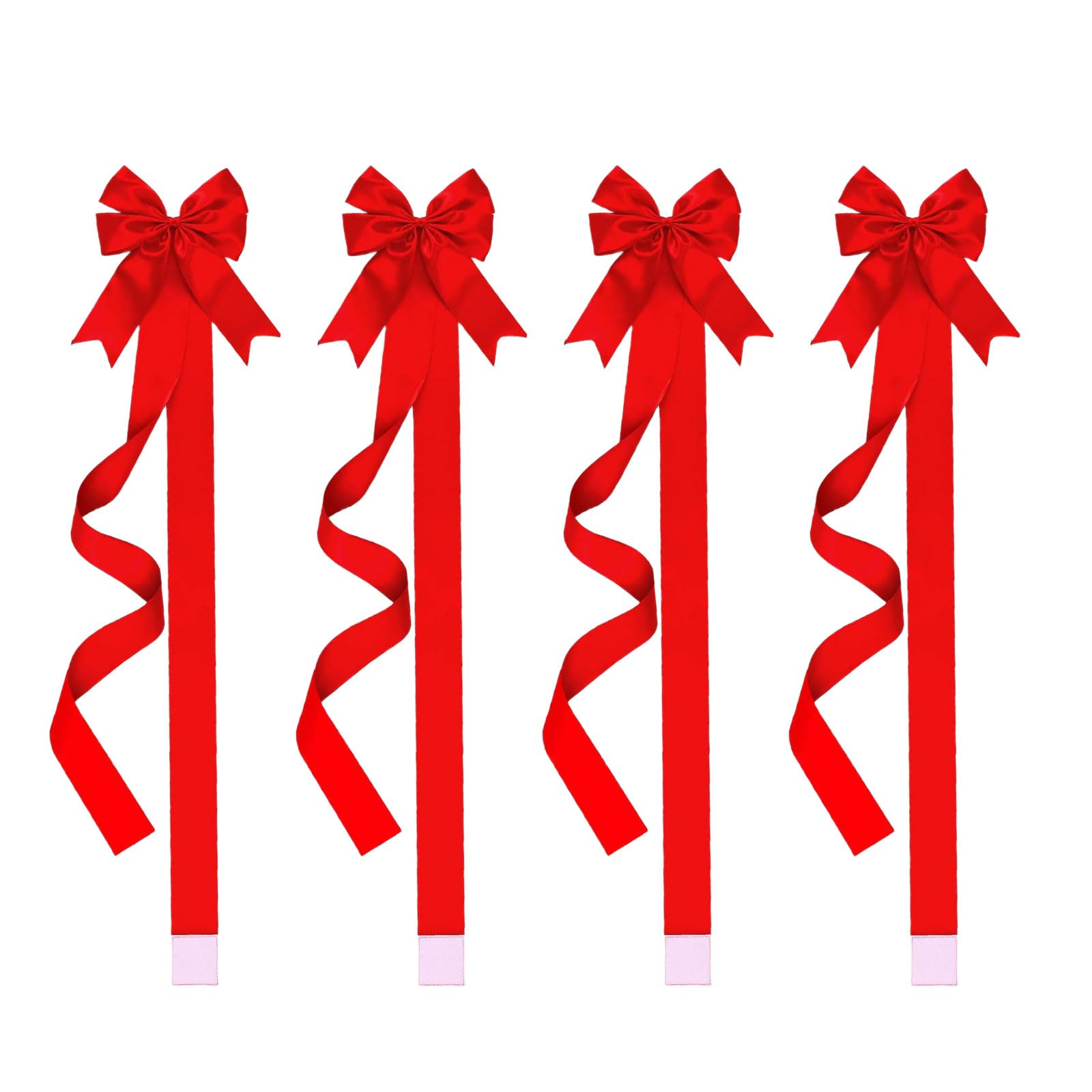 carotoe Festival Bowknot Decoration for Hanging on Doors Wall and Cabinets Polyester Christmas Accent Door Hanging