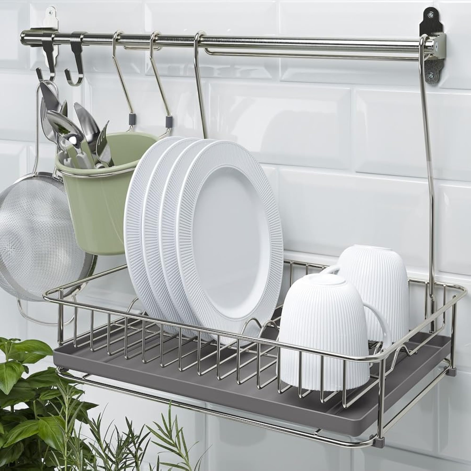 Durable Metal Hooks 5-Pack for Kitchen and Accessories
