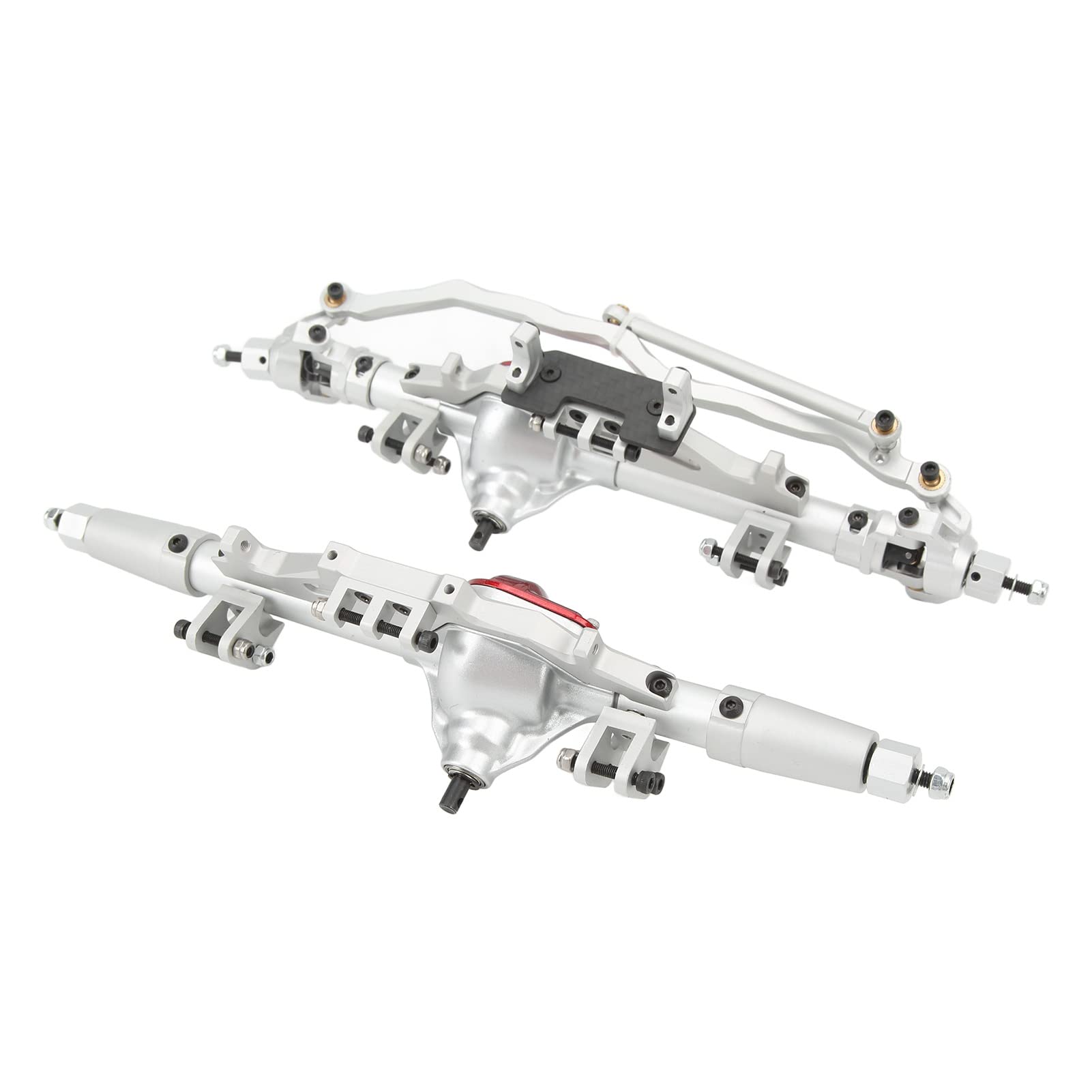 Alomejor Części Zamienne ze Stopu Aluminium Przedniej Osi Tylnej 1/10, Aktualizacja do Wraith RR10 90048, Poprawiona stabilność, Duży Prześwit Pod Pojazdem, łatwa Instalacja