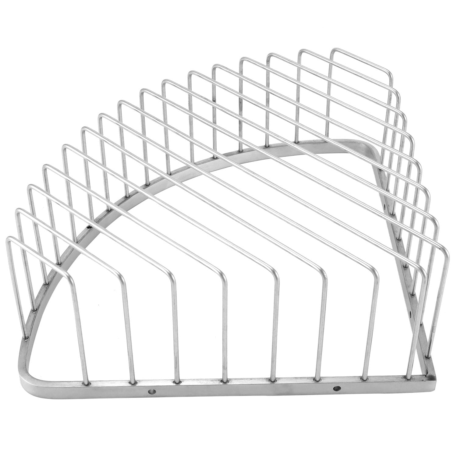 QWORK® Mensola Doccia Angolare Acciaio Inossidabile 304, 22.5 x 22.5 x 8.5 cm Mensola per Doccia, per Cucina Bagno