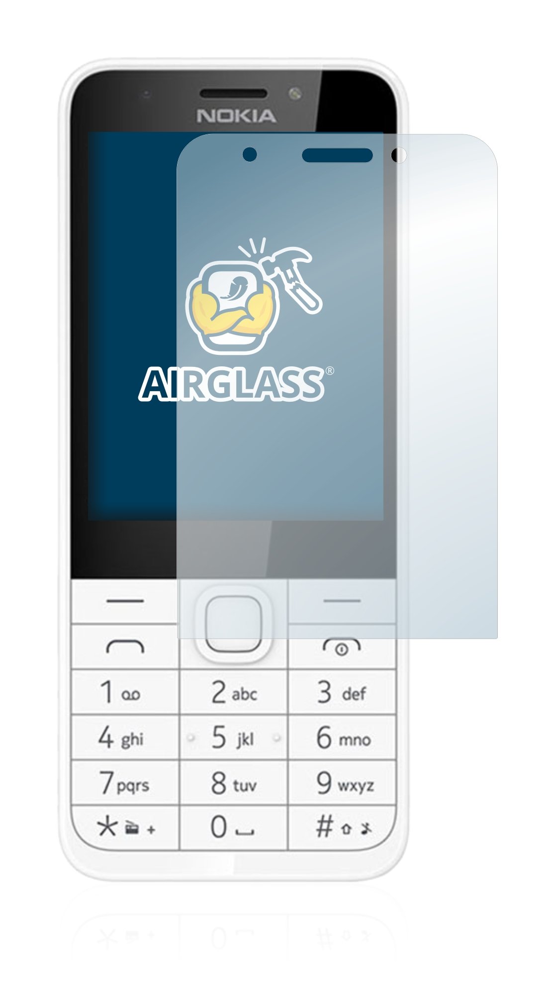 Brotect Pellicola In Vetro Ibrido AirGlass Per Nokia 3 – Durezza 9H, Anti-impronta, Made In Germany - 2